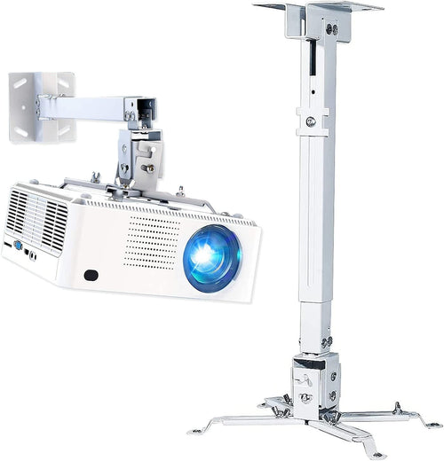 5Core Projector Mount Ceiling Wall Universal Holder Adjustable Low Profile Capacity 40lb